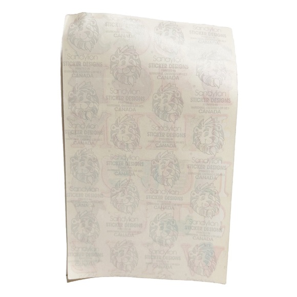 Vintage 1990s Sandylion Sticker Designs Alphabet Animal Letter Sticker Sheet Fun - Picture 5 of 7